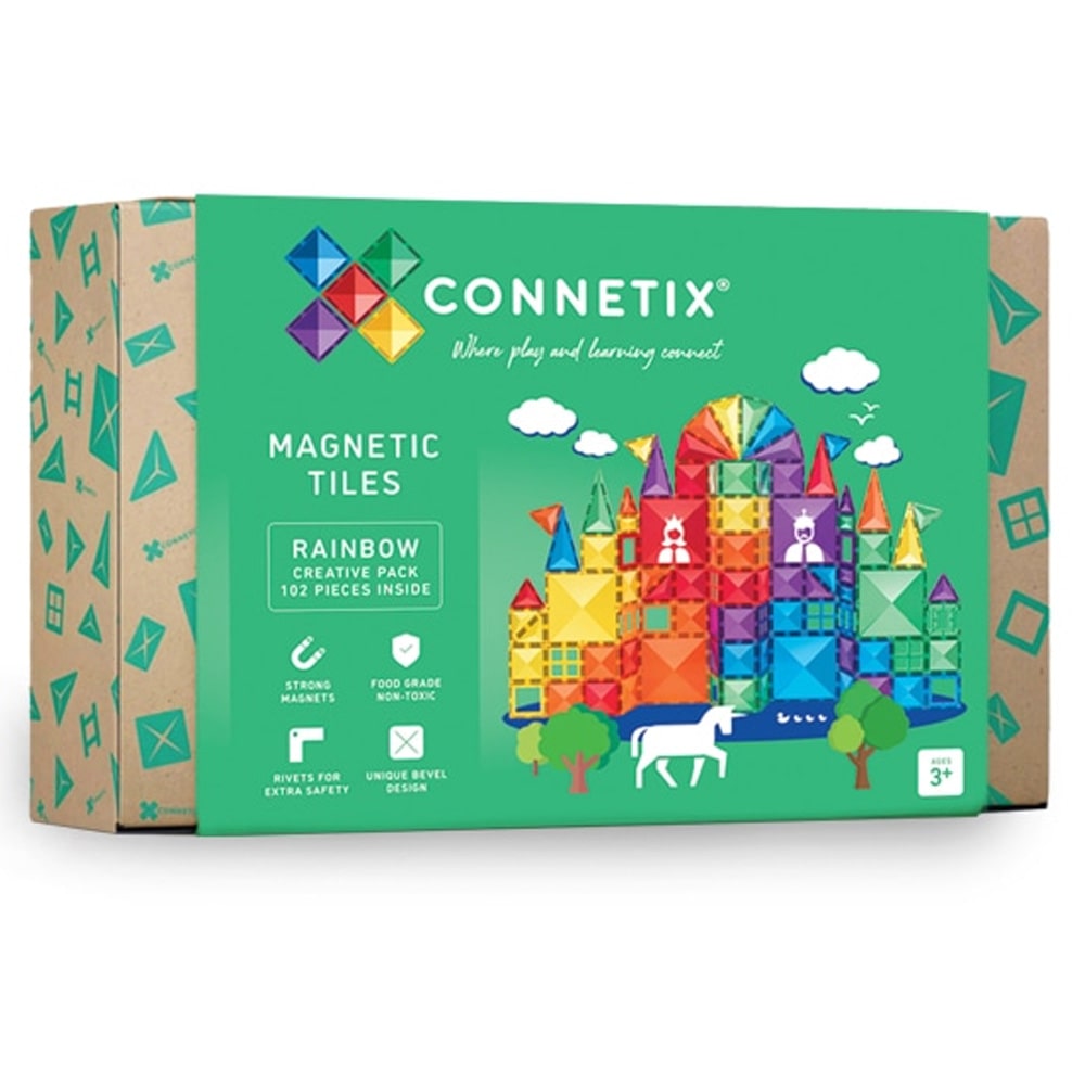 Connetix Tiles Rainbow 102 Delige Creative Pack Connetix Tiles