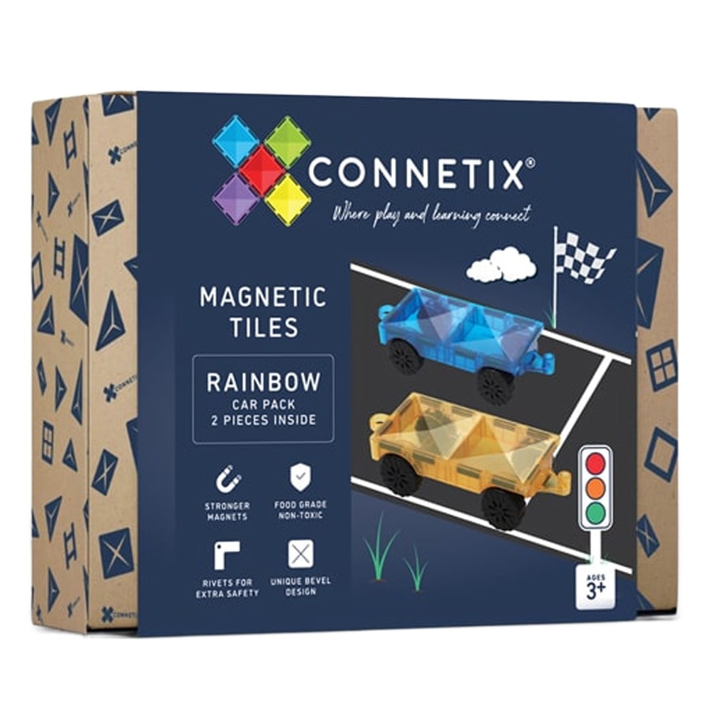 Connetix Tiles Auto Pack Uitbreidingsset 2 Stuks Connetix Tiles