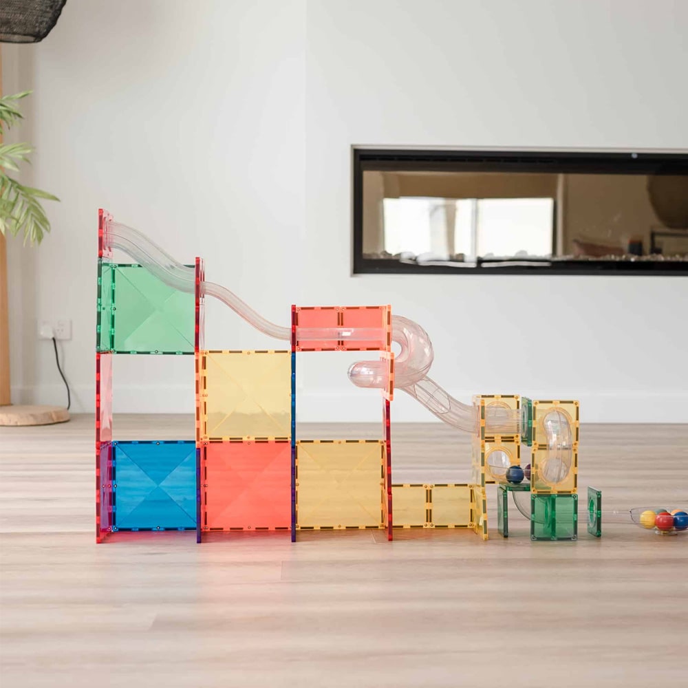Connetix Tiles Ball Run Expansion Pack 66 Stuks Connetix Tiles