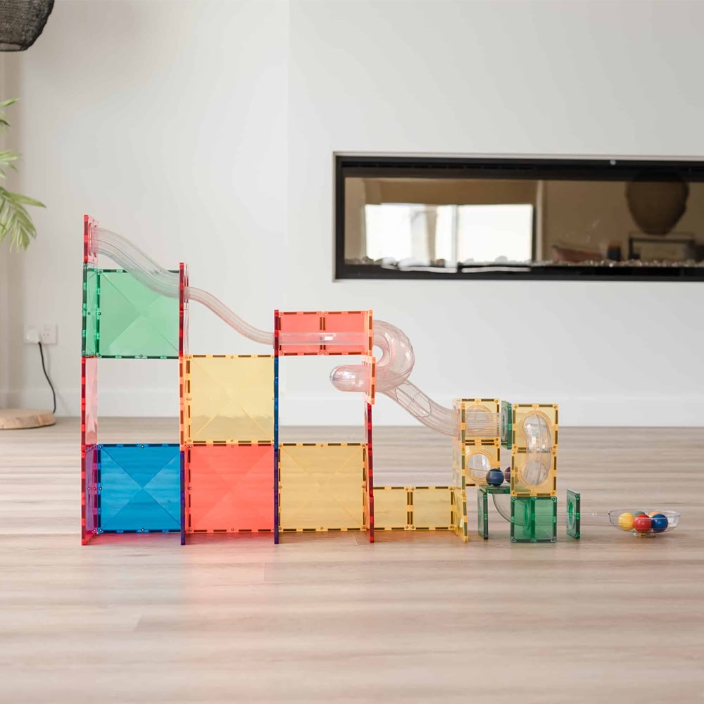 Connetix Tiles Ball Run Expansion Pack 66 Stuks Connetix Tiles