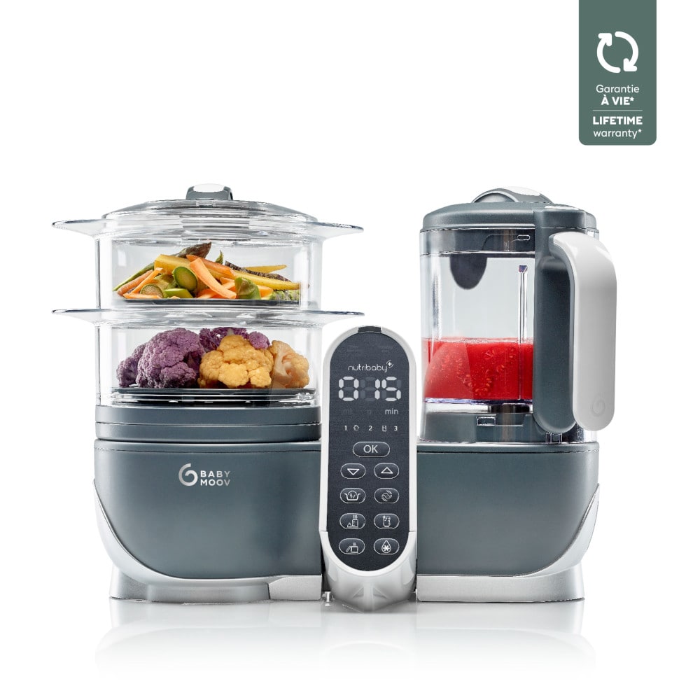 Babymoov Nutribaby Multifunctionele Keukenmachine - Industrial Grey Babymoov