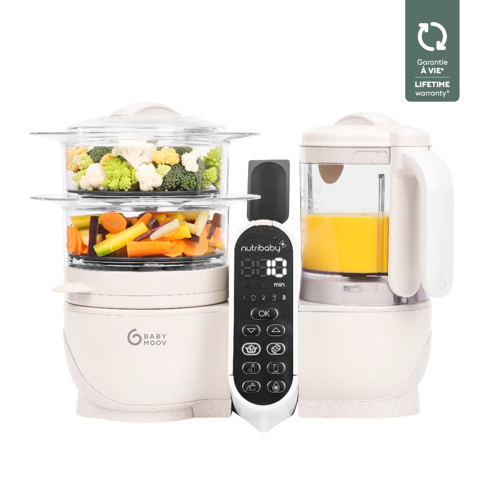 Babymoov Nutribaby Multifunctionele Keukenmachine - Mineral Beige Babymoov