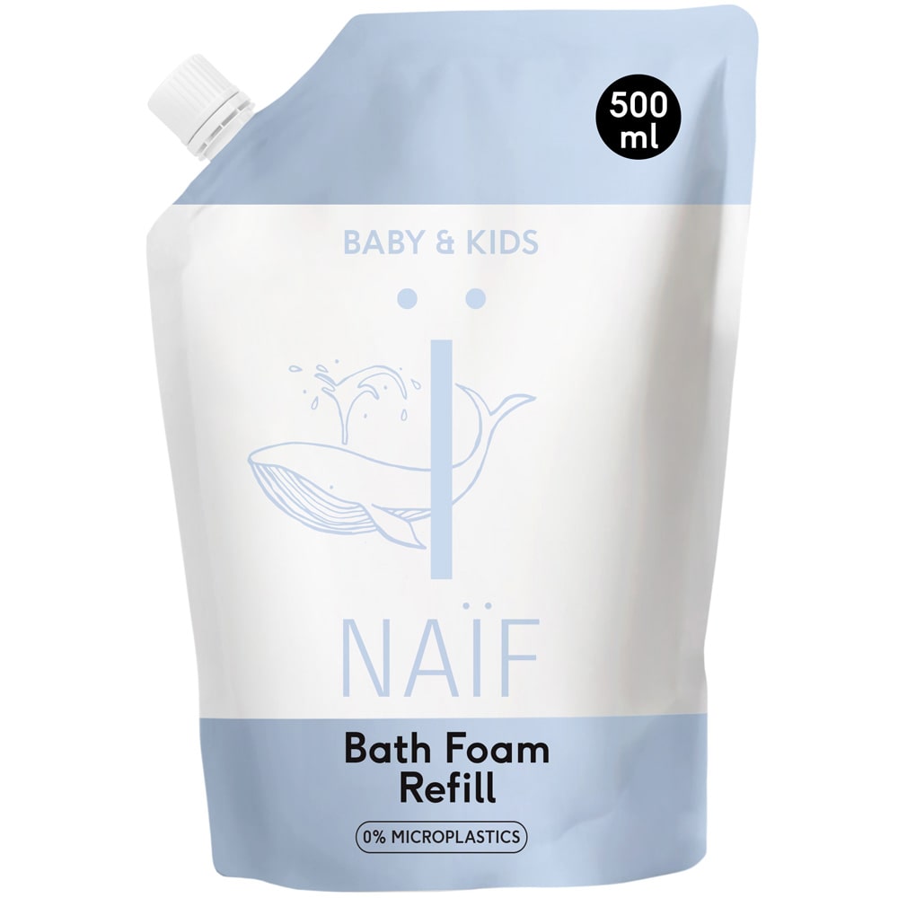 Naif Verzorgende Badschuim Baby en Kids Navulverpakking Naif