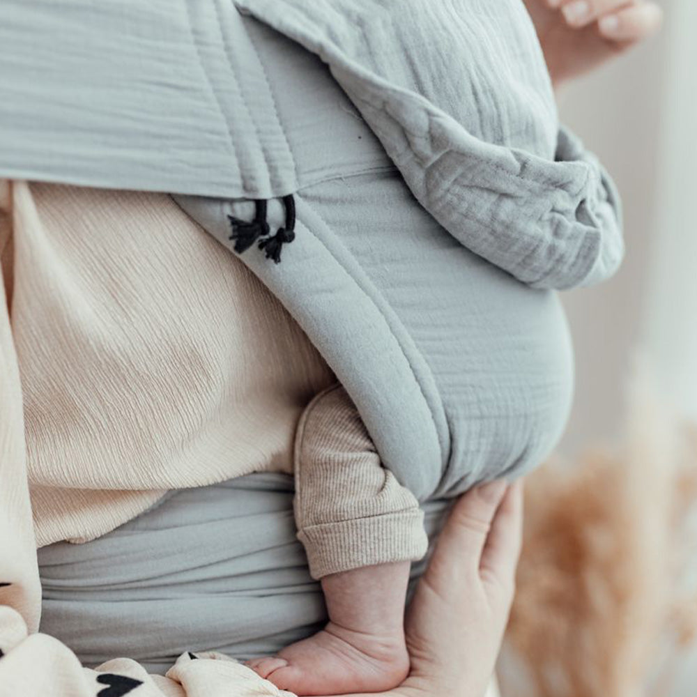 Ilmaha Draagzak Mei Tai Uni Licht Grijs