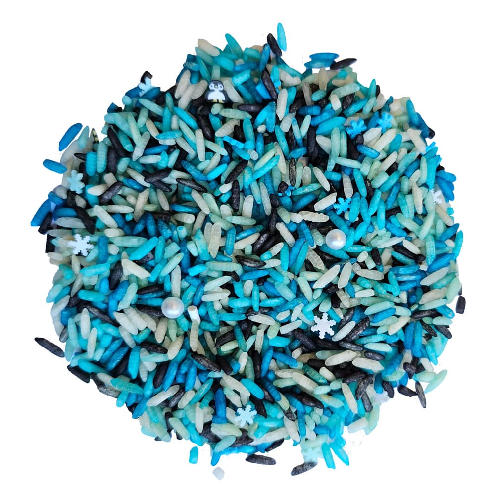 Grennn Speelrijst Sneeuw Mix 300 Gram Grennn
