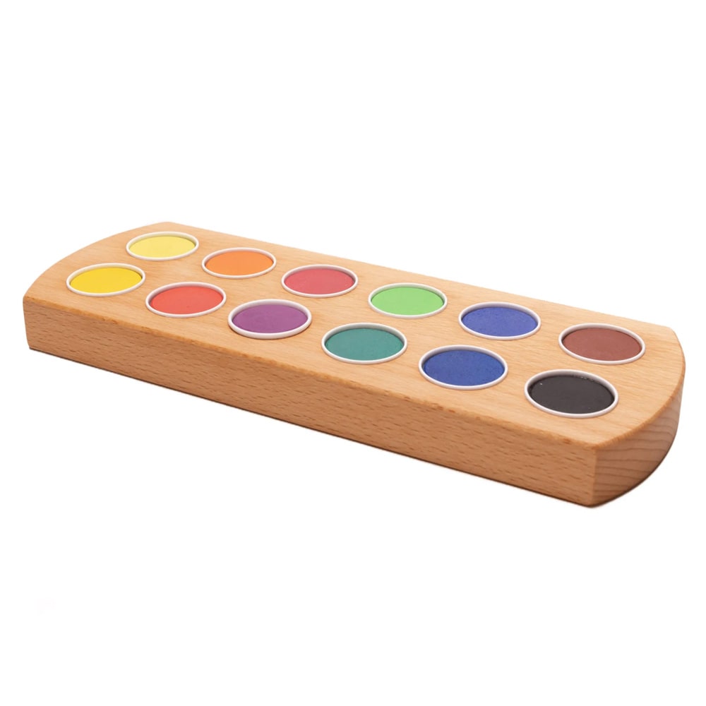 Grennn Waterverfhouder 12 Kleuren Inclusief Waterverf Grennn
