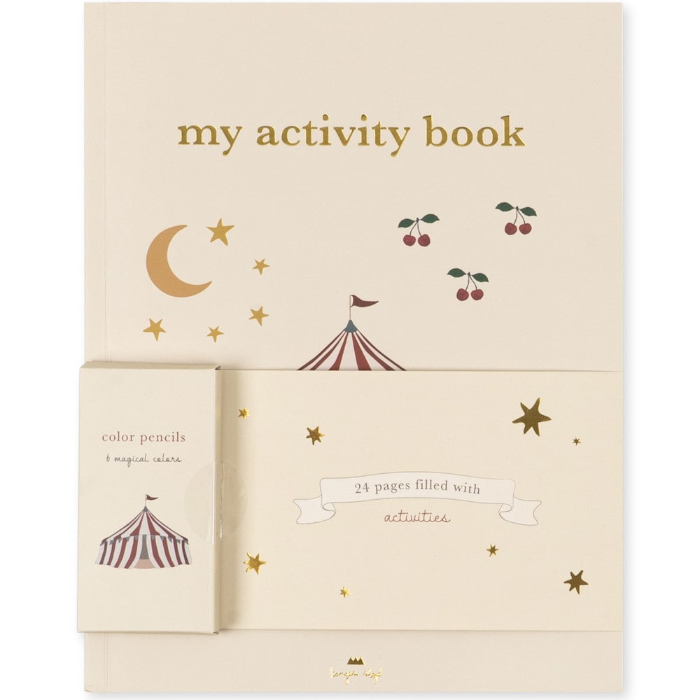 Konges Slojd Activiteiten Boek met Kleur Potloden Konges Slojd