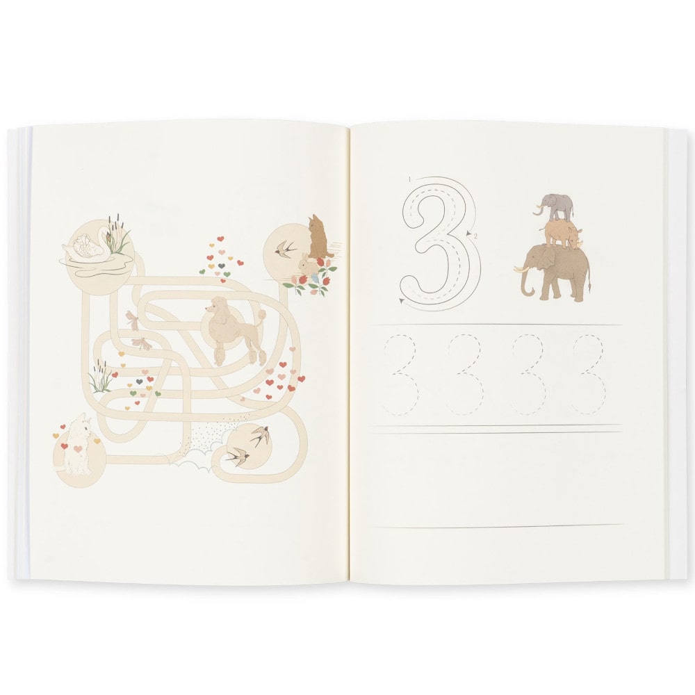 Konges Slojd Activiteiten Boek met Kleur Potloden Konges Slojd