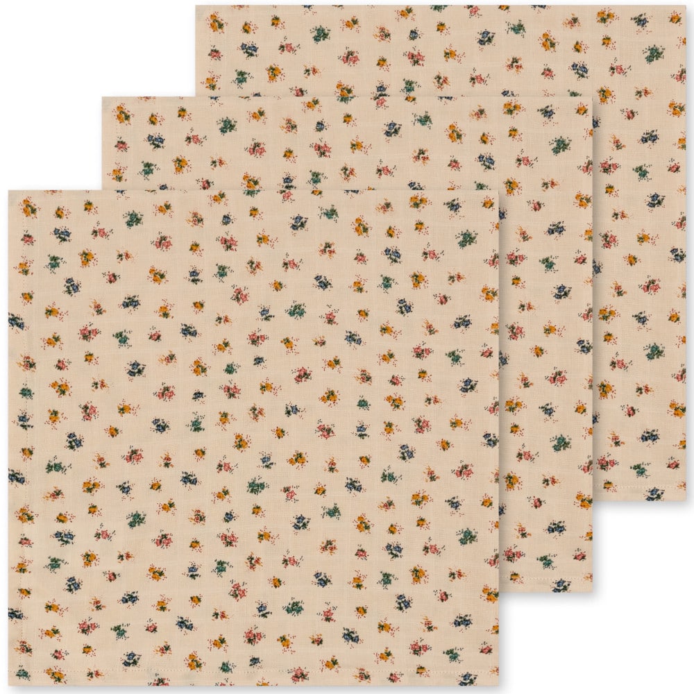 Konges Slojd Hydrofiele Doeken 65 x 65 cm 3-pack - Bloomie Blush Konges Slojd