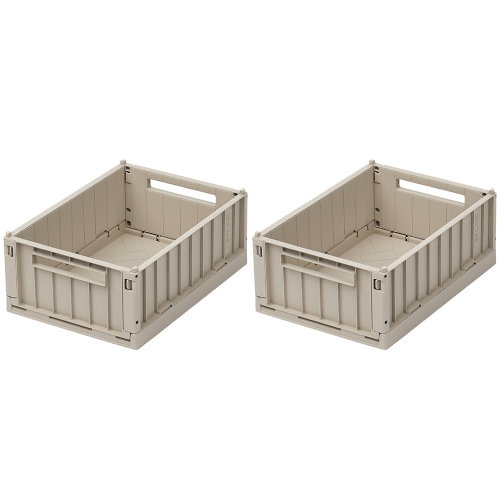 Liewood Opbergkratjes Sand - Maat S Liewood