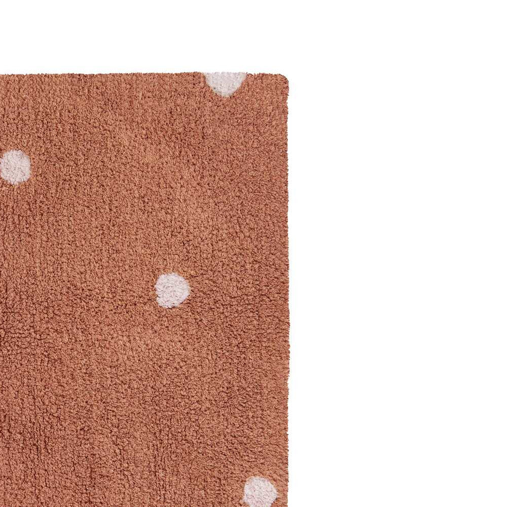 Lorena Canals Vloerkleed Mini Dot Chestnut Lorena Canals