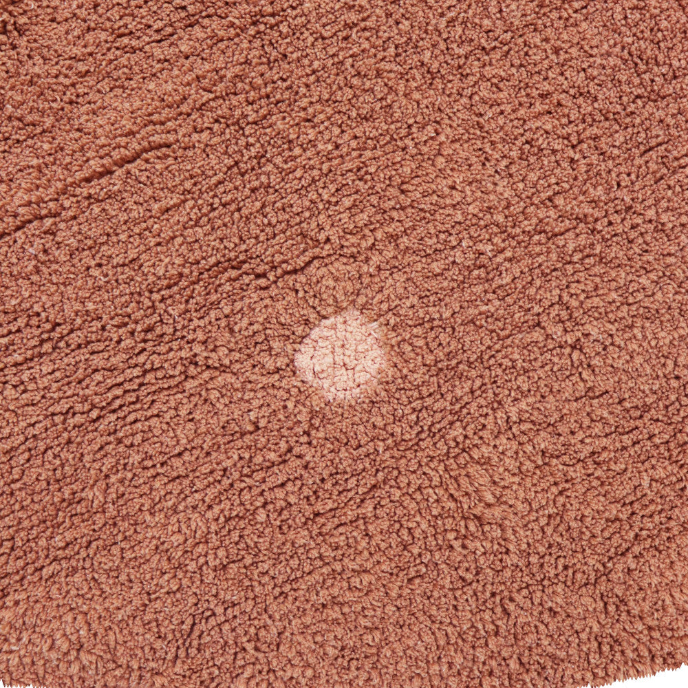 Lorena Canals Rond Vloerkleed Stippen - Chestnut Lorena Canals