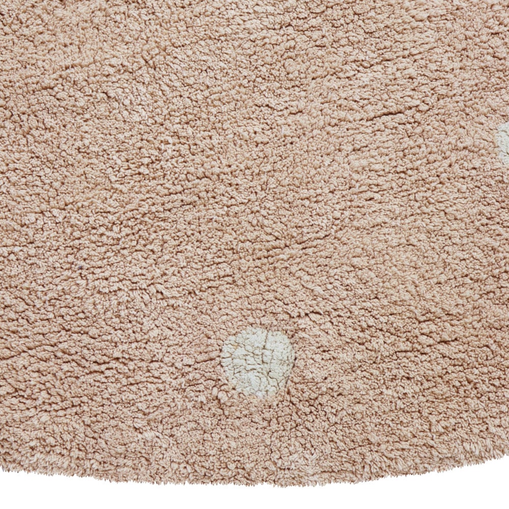 Lorena Canals Rond Vloerkleed Stippen - Rose Lorena Canals