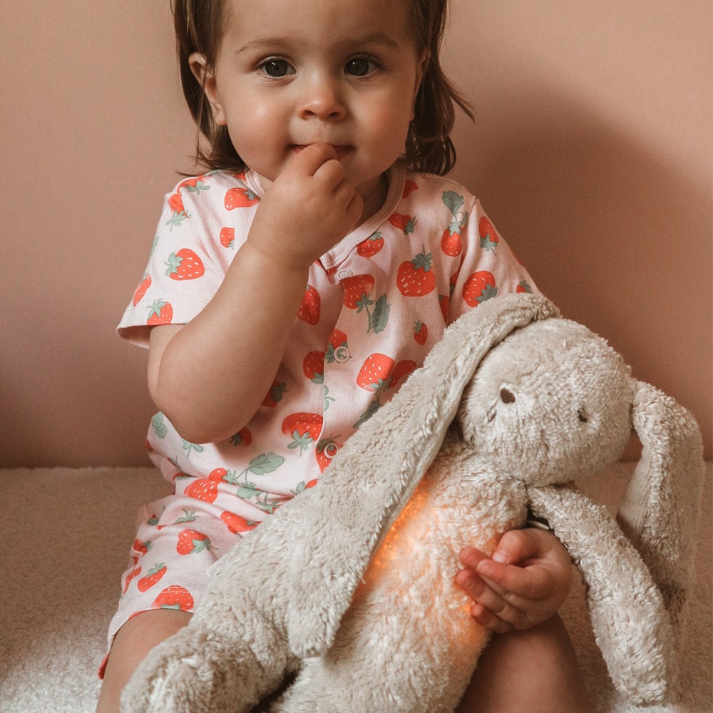 Moonie Slaapknuffel Humming Bunny Natur - Sand Moonie