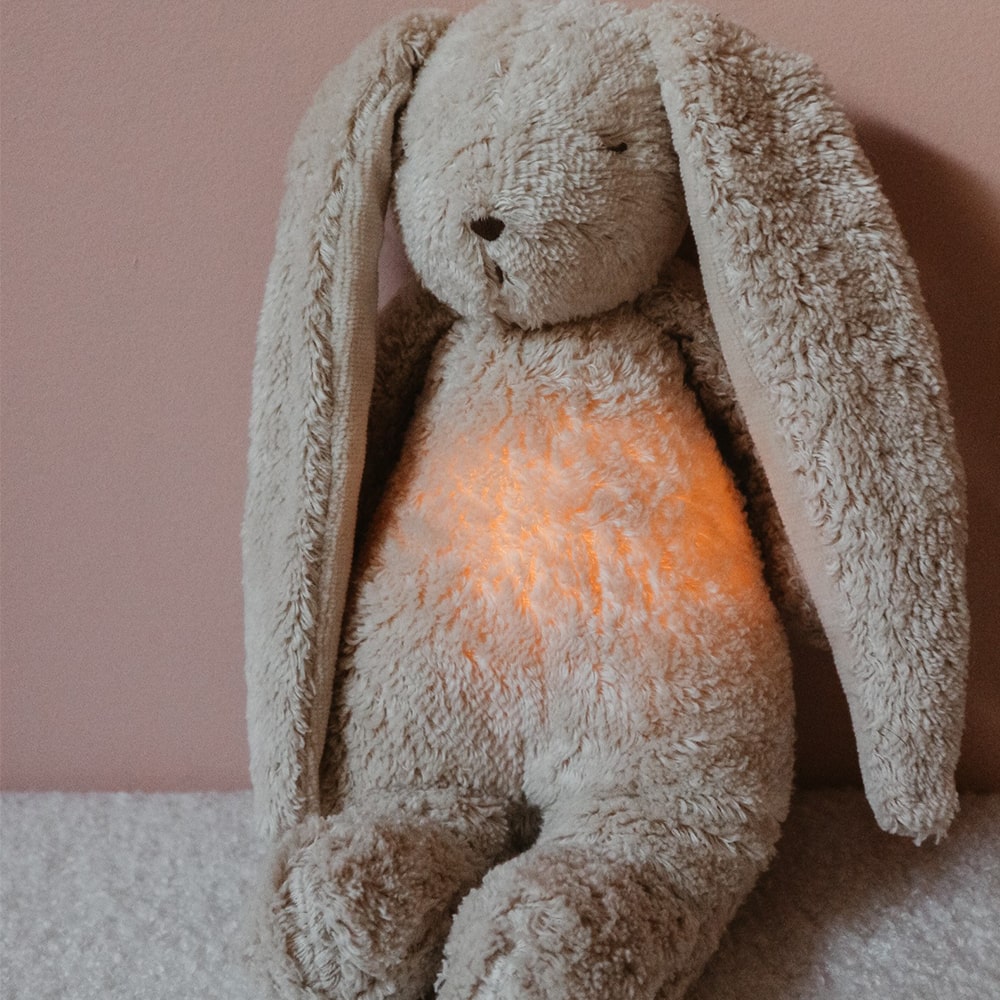 Moonie Slaapknuffel Humming Bunny Natur - Sand Moonie