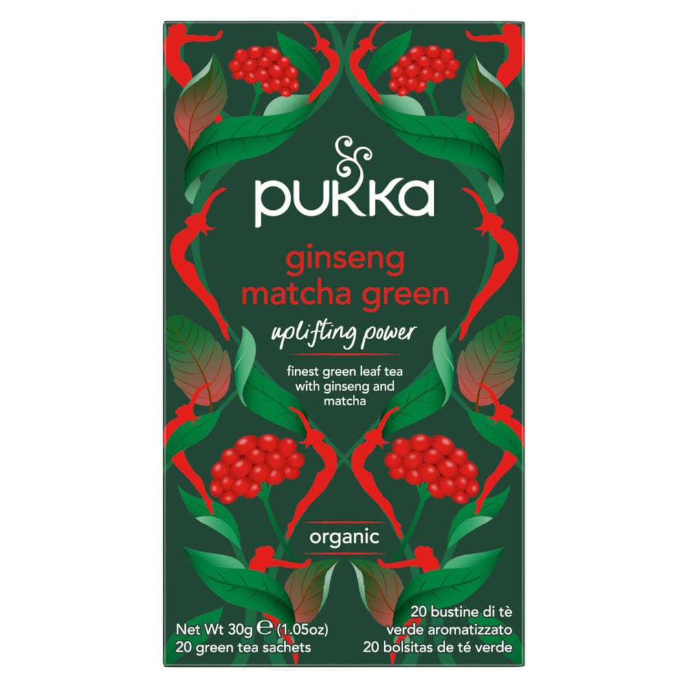 Pukka Thee Ginseng Matcha Green Pukka