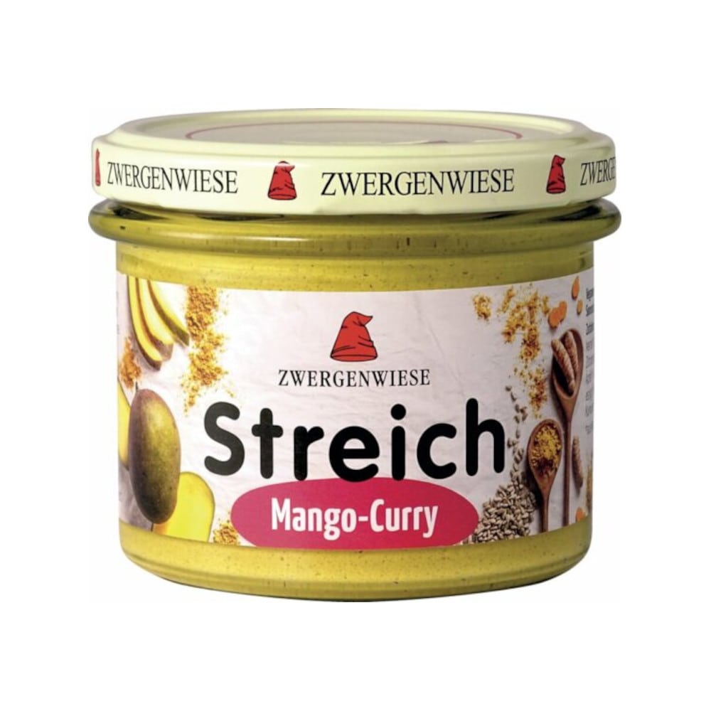 Zwergenwiese Bio Spread Mango Kerrie Biomarkt