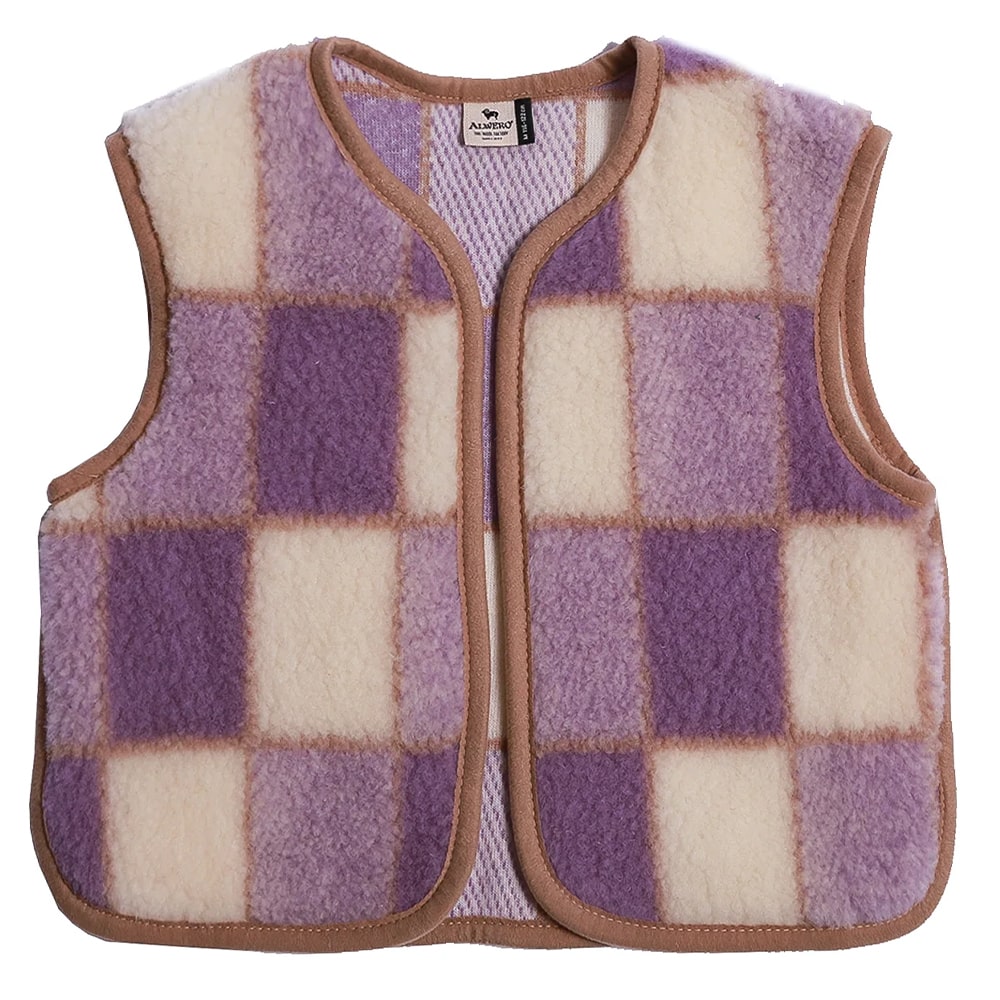 Alwero Bodywarmer Camino Junior - Lila Checker