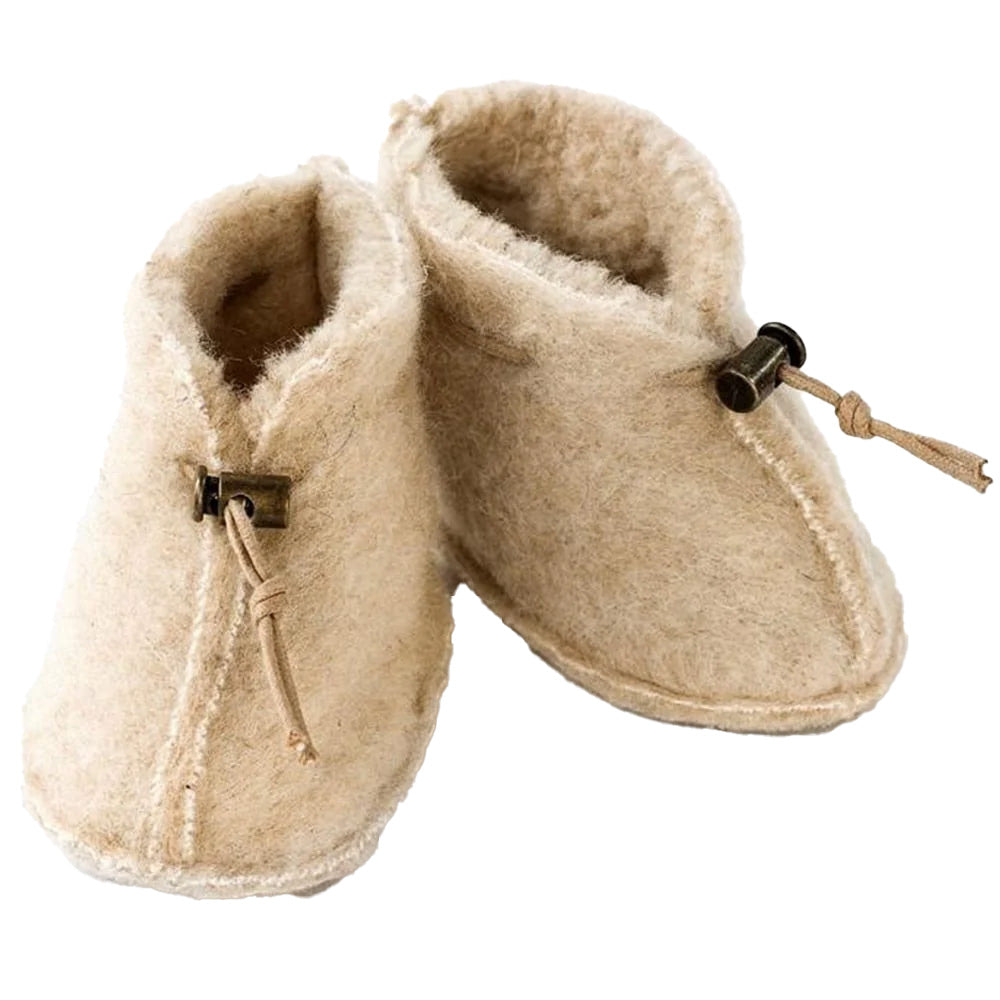 Alwero Wollen Babyslofjes Emo - Beige Alwero