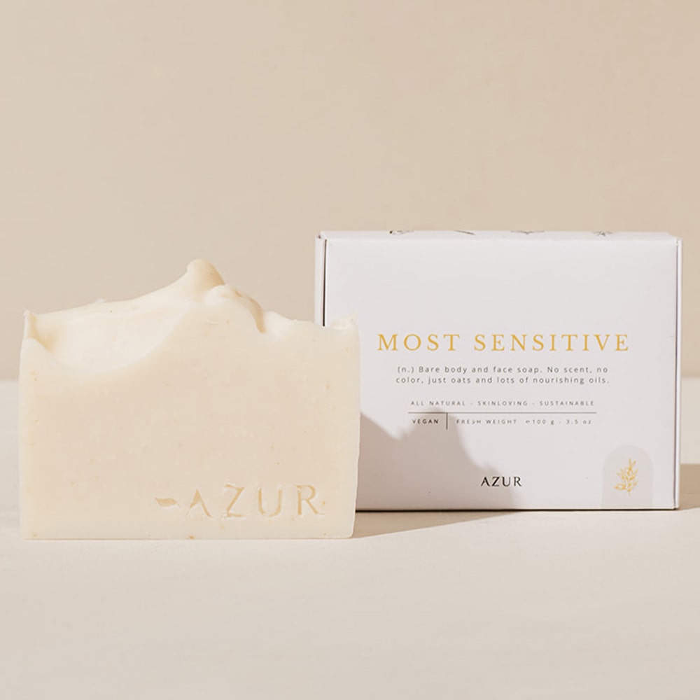 Azur Natural Natuurlijke Lichaamszeep - Most Sensitive Azur Natural