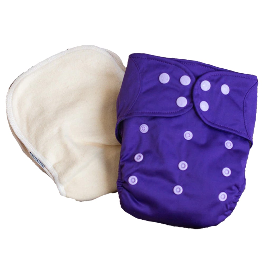 Billie Wonder Wasbare Luier Daytime - Purple Billie Wonder