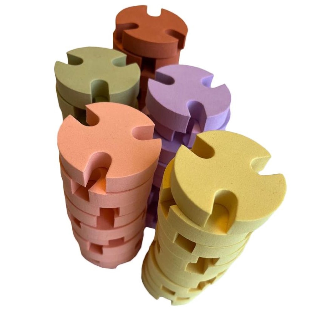 Moes Play Bouwstenen Circle Connect - 50 Stuks Moes Play