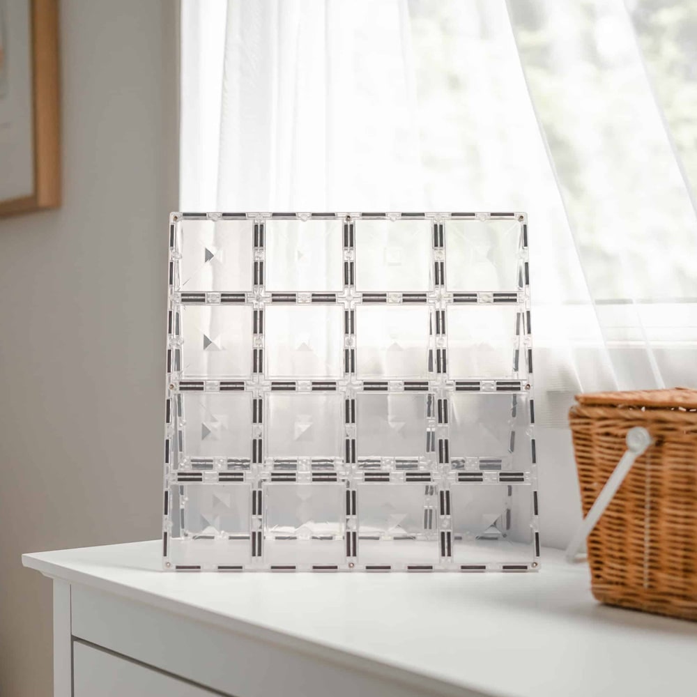 Connetix Tiles Clear Base Plate Pack 2 stuks Connetix Tiles