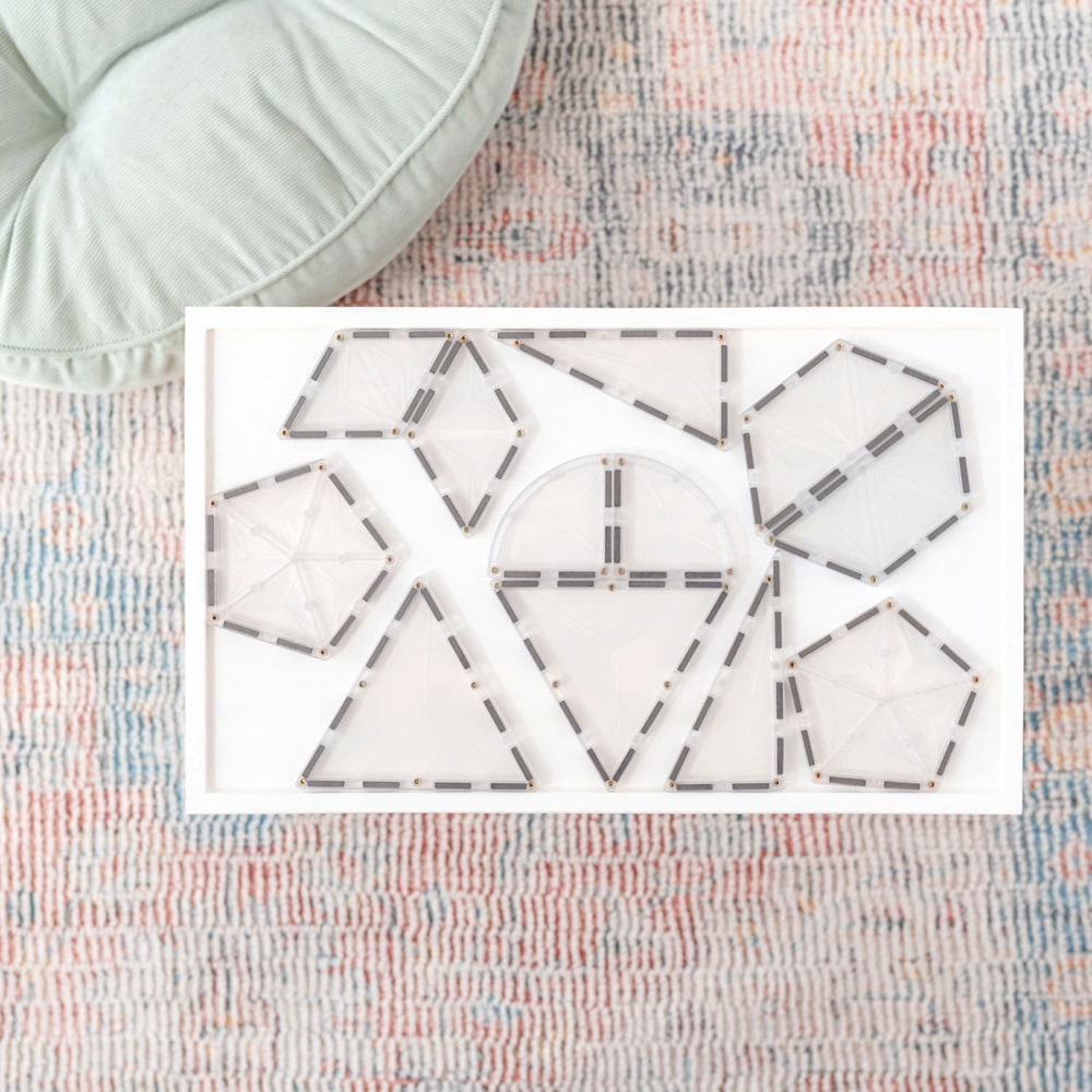 Connetix Clear Tiles Shape Expansion Pack 24 stuks Connetix Tiles