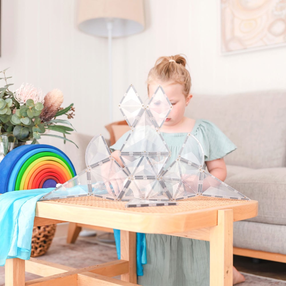Connetix Clear Tiles Shape Expansion Pack 24 stuks Connetix Tiles