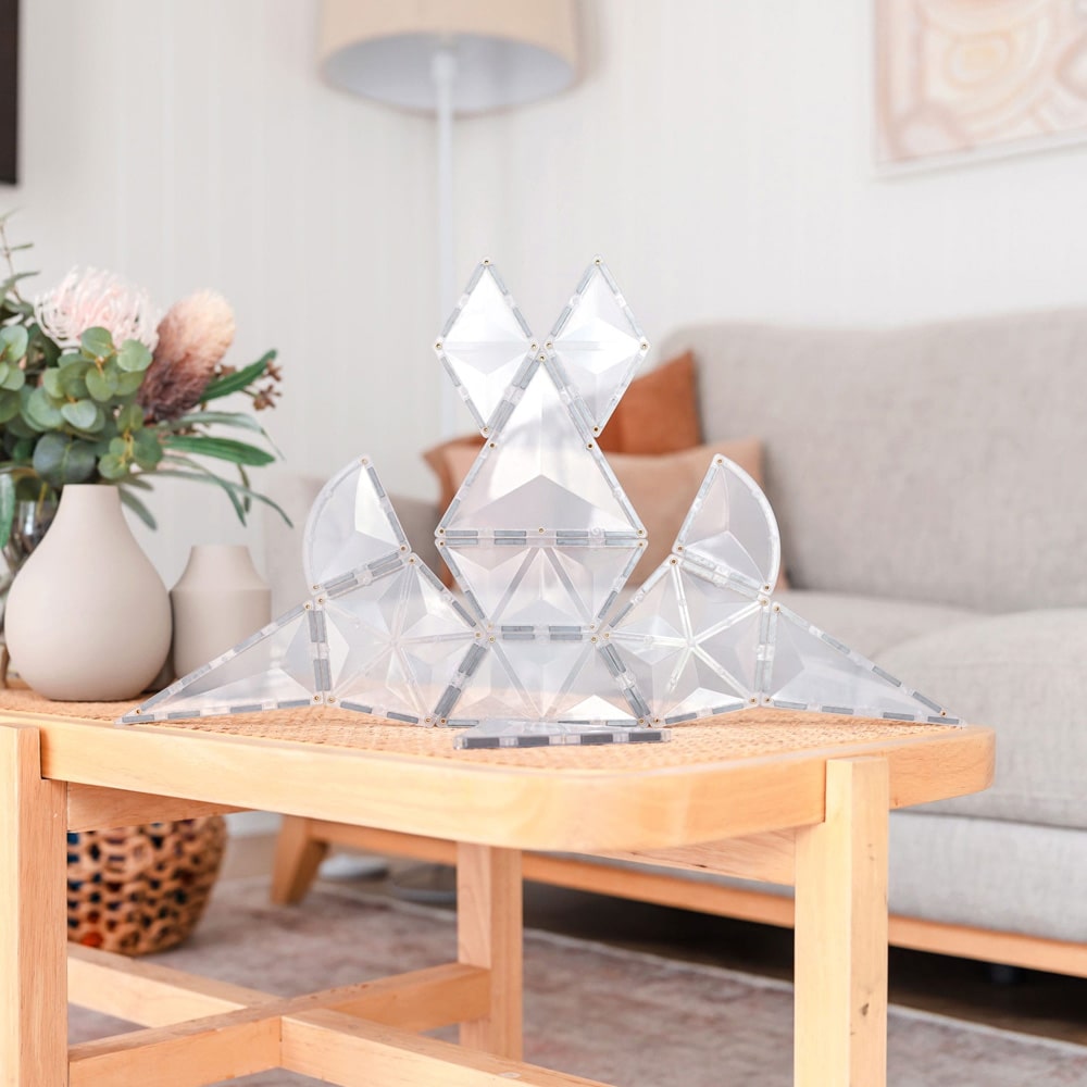 Connetix Clear Tiles Shape Expansion Pack 24 stuks Connetix Tiles
