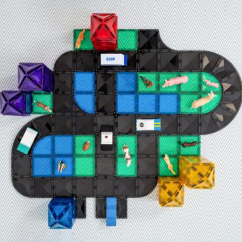 Connetix Tiles Creative Roads Pack - 48 PC - Kideo.store