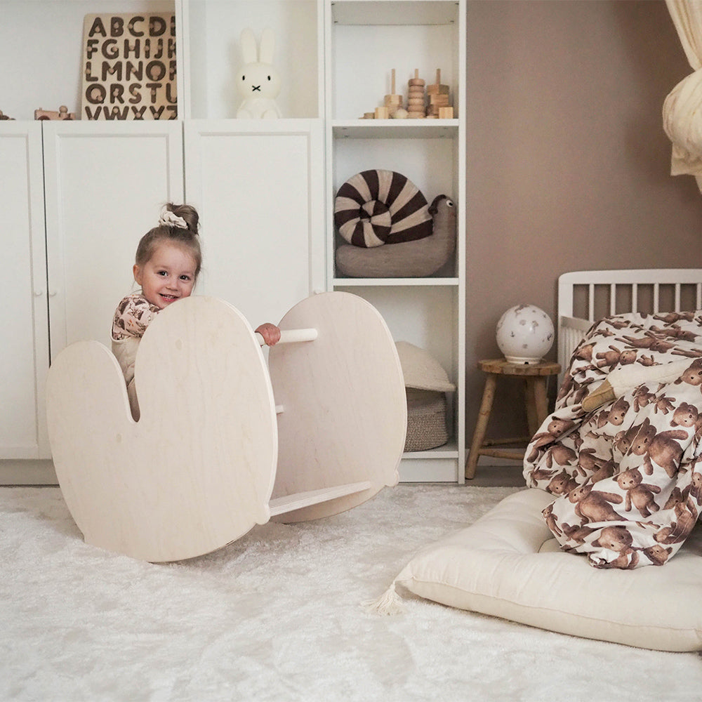 Fitwood Schommelpaard En Bureau Nuppu Fitwood