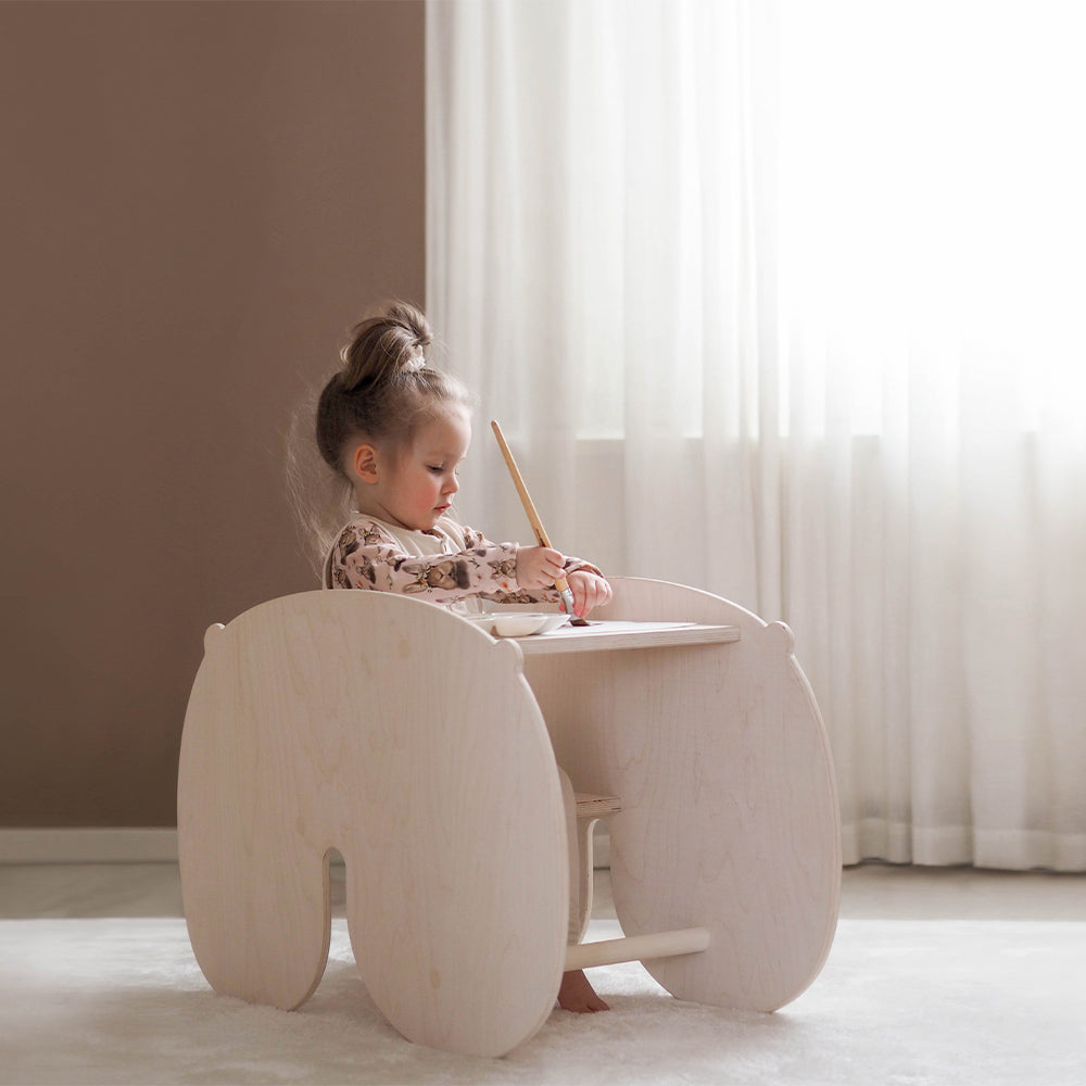 Fitwood Schommelpaard En Bureau Nuppu Fitwood
