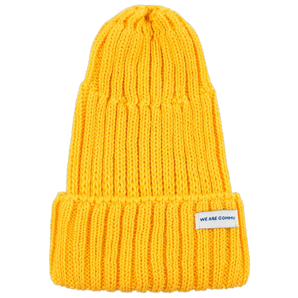 Gommu Poppenbeanie Yellow We are Gommu