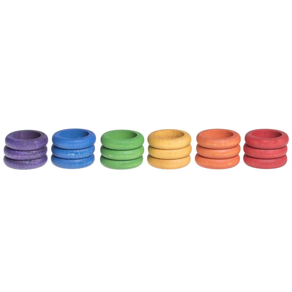 Grapat 18 Ringen in 6 Kleuren Grapat