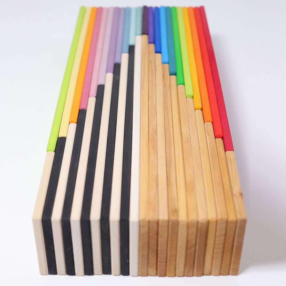 Grimms Houten Bouwplanken Pastel