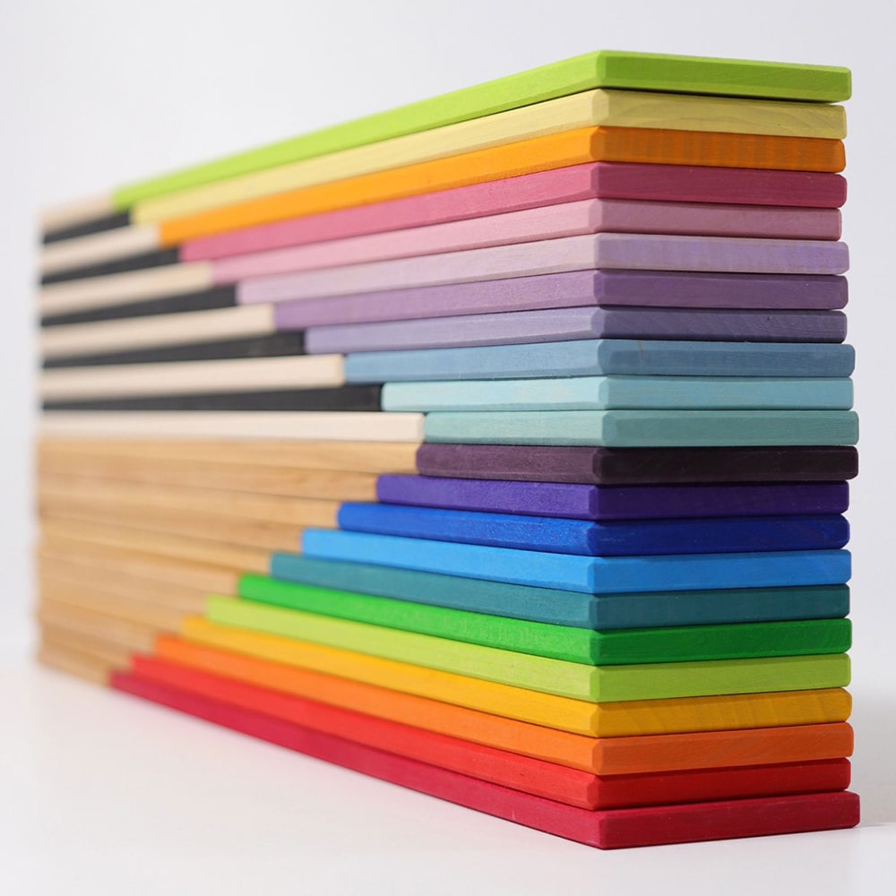 Grimms Houten Bouwplanken Pastel