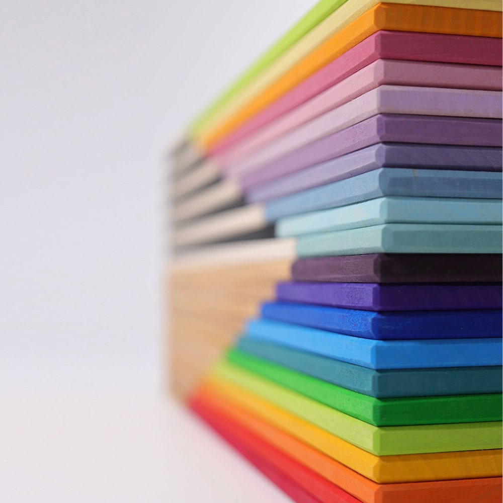 Grimms Houten Bouwplanken Pastel