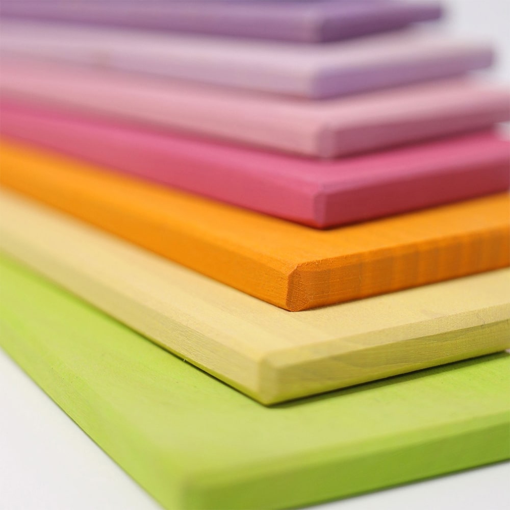 Grimms Houten Bouwplanken Pastel