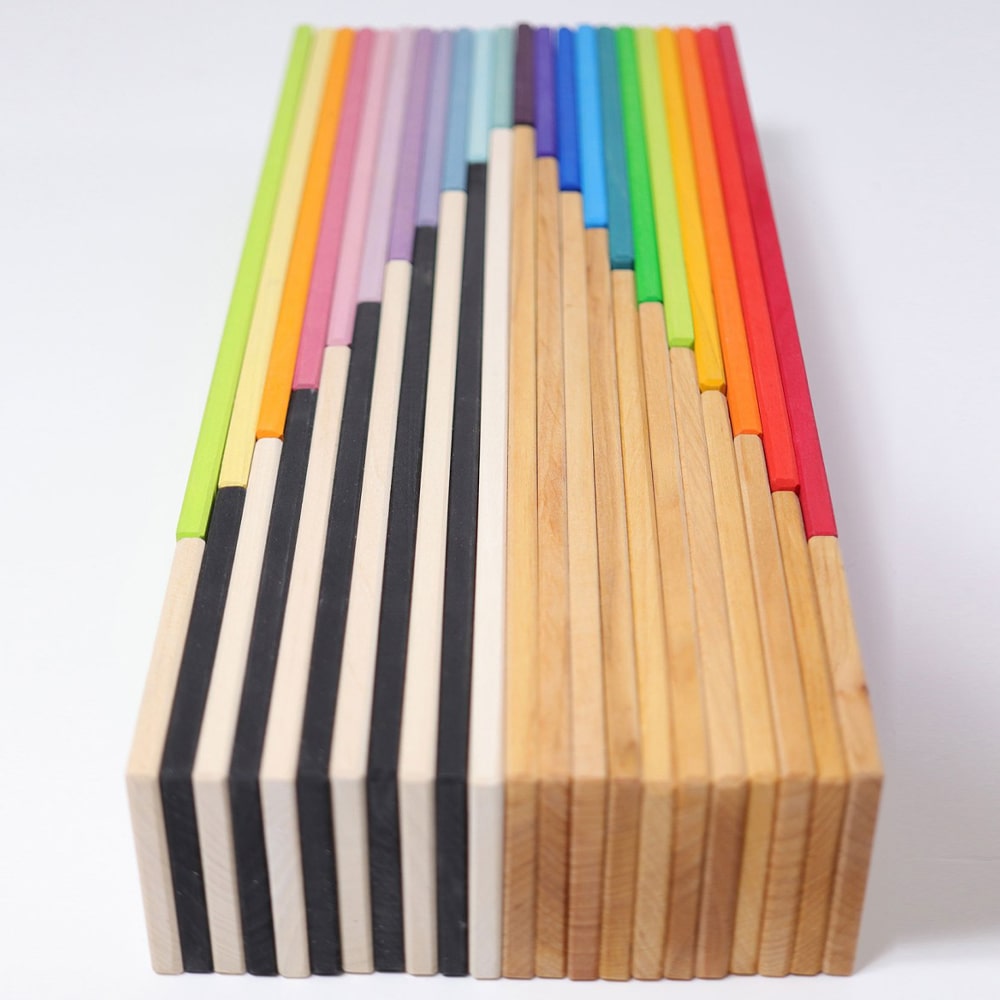Grimms Houten Bouwplanken Regenboog