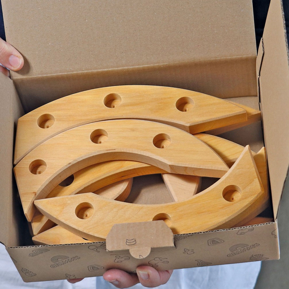 Grimms Verjaardags Advents Spiraal Ø 40cm Naturel Grimms