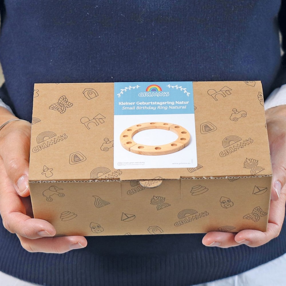 Grimms Verjaardagsring Ø 22cm Naturel Grimms