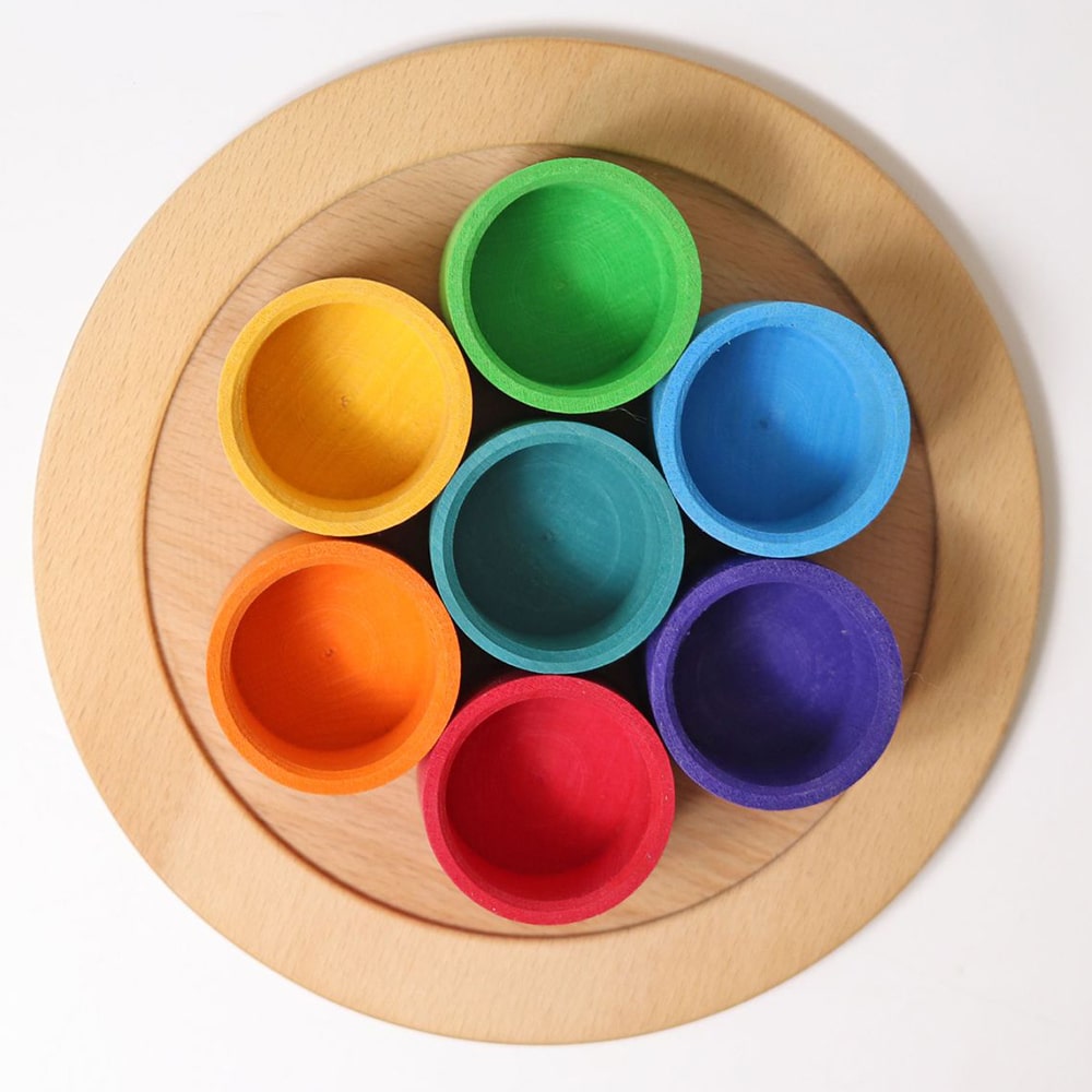 Grimms Zeven Vrienden In Bakjes Regenboog