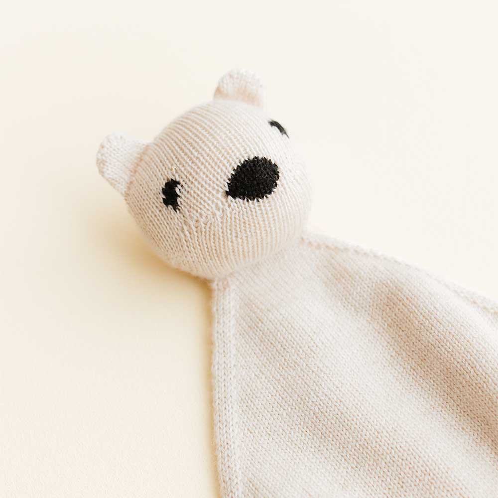 Hvid Knuffeldoekje Teddy Tokki - Cream Hvid