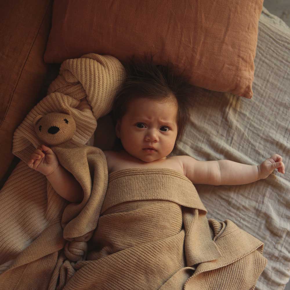 Hvid Knuffeldoekje Teddy Tokki - Sand Hvid