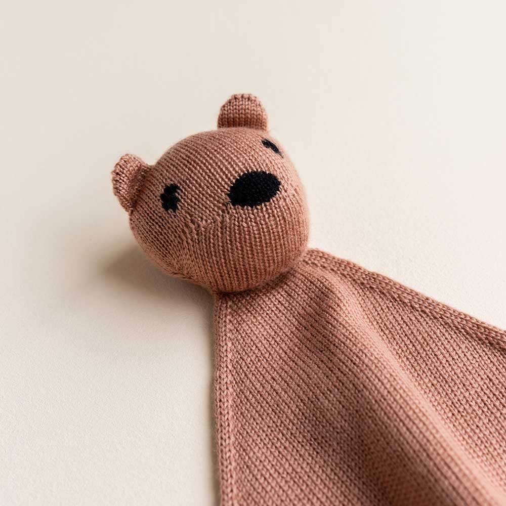 Hvid Knuffeldoekje Teddy Tokki - Terracotta Hvid