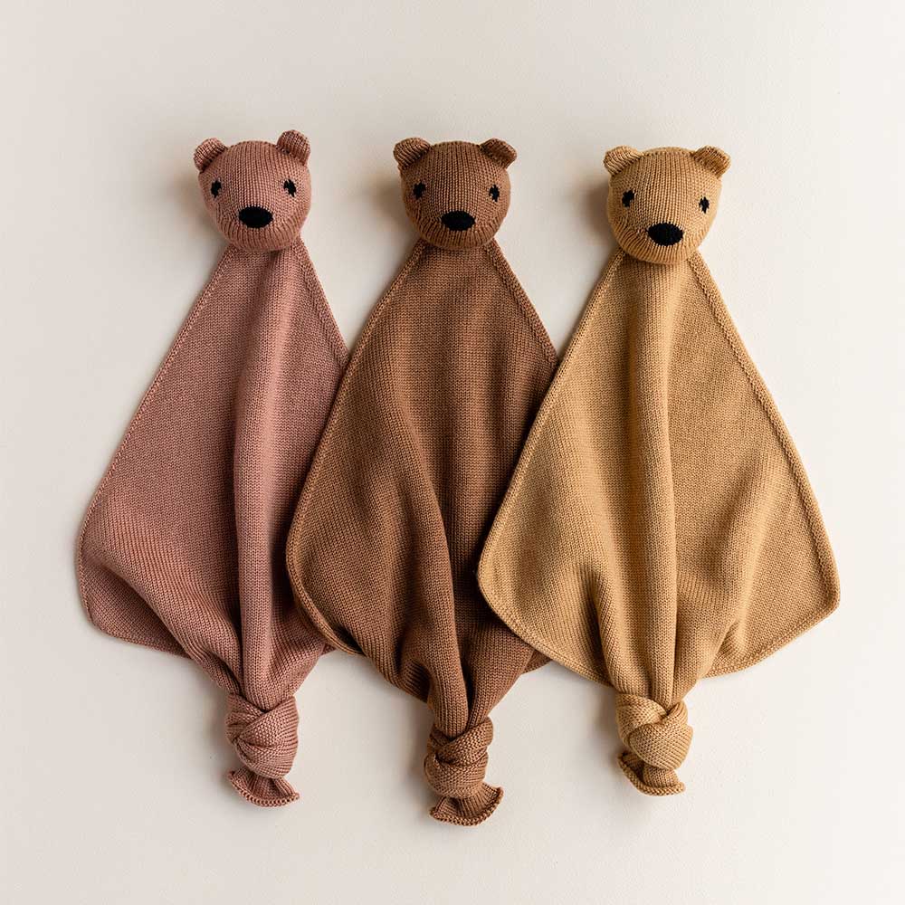 Hvid Knuffeldoekje Teddy Tokki - Terracotta Hvid