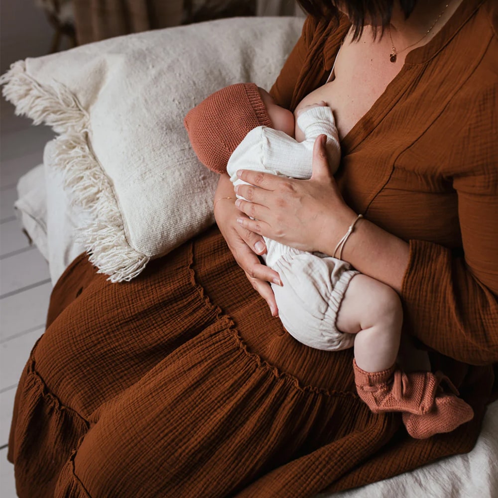 Hvid Baby Slofjes 100% Merinowol