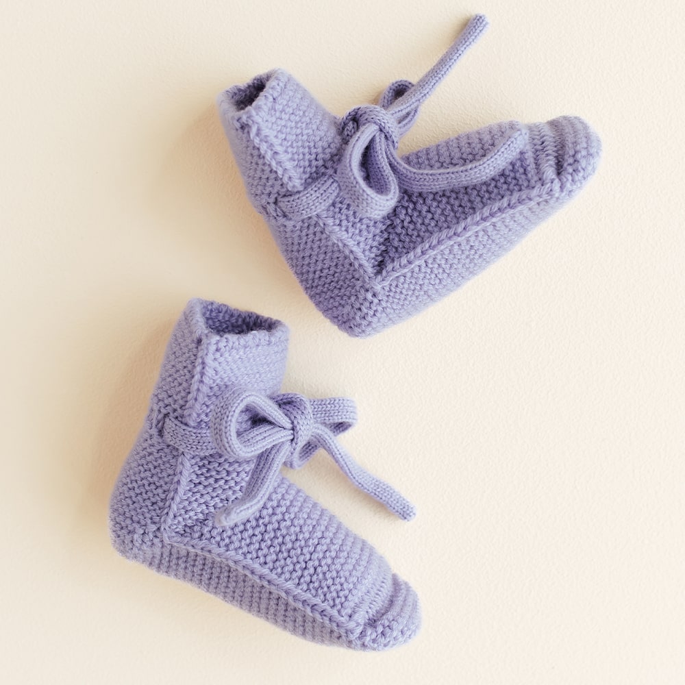 Hvid Slofjes - Lilac Hvid