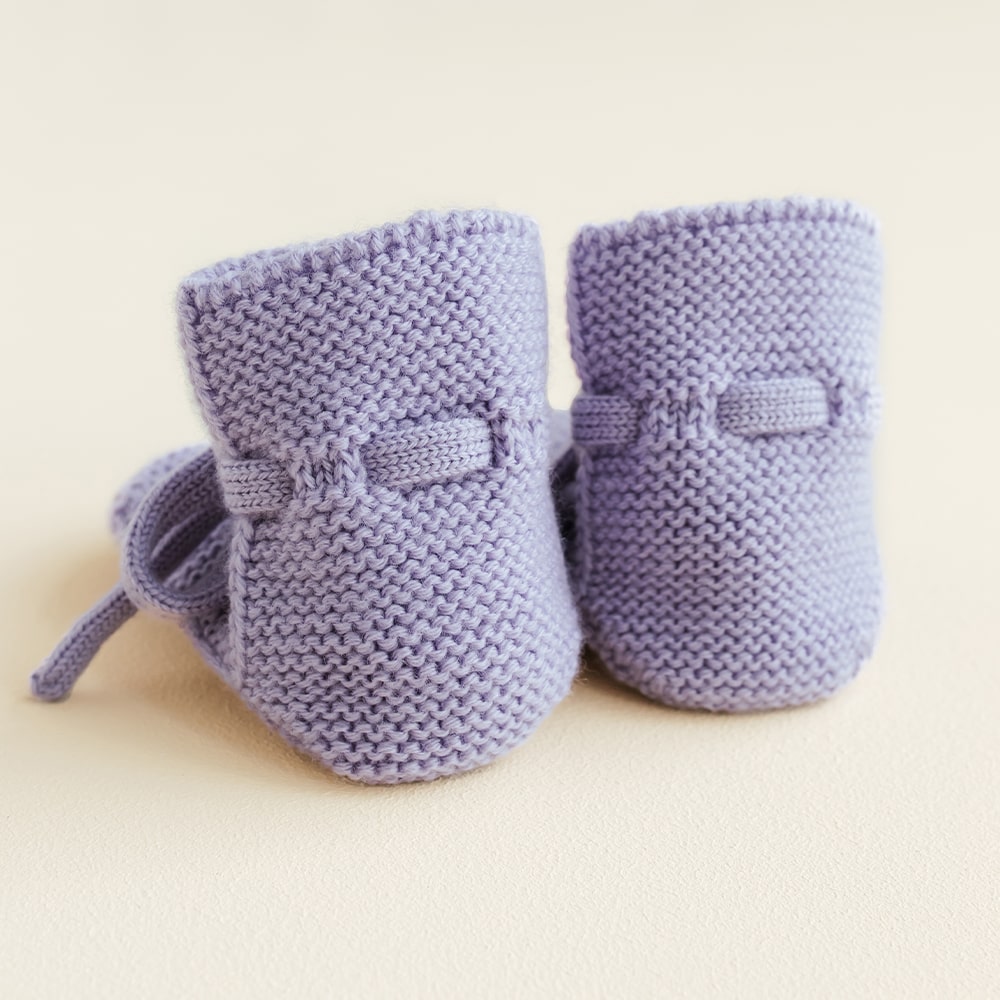 Hvid Slofjes - Lilac Hvid